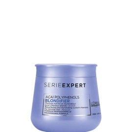 L'Oréal Professionnel Paris Series Expert Blondifier Mask Protective Hair Treatment for Blonde and Natural Blonde Hair Gives Shine Nourishing Hair Care with Açai Berries Intensive Treatment 250 ml
