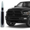 VMS RACING Chrome with White Tip Bullet Antenna for Dodge