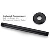 Anpean 8 Inch Shower Arm and Flange Matte Black, Ceiling