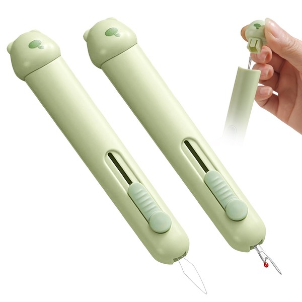 Dayinkes 3 in 1 Needle Threader Seam Ripper, Needle Threader