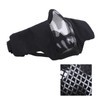 Outdoor Half Face Breathable Steel Mesh Face Cover Military for