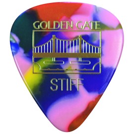 Golden Gate Guitar Picks (MP-347), Clown Confetti, The Sideman - Stiff