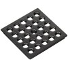 Ebbe E4407 Square Shower Drain Grate, Oil Rubbed Bronze
