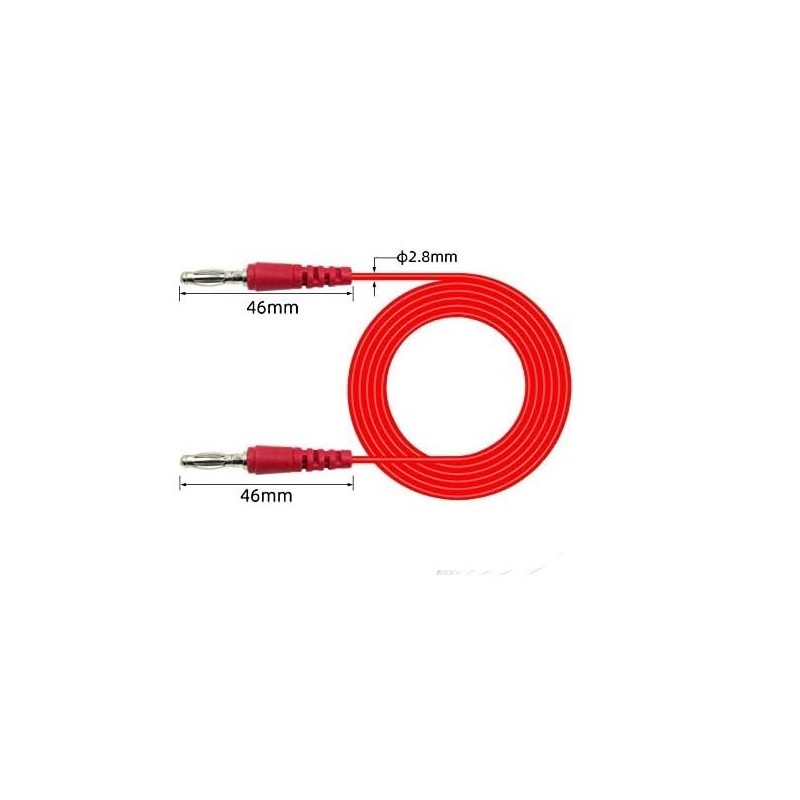 Aofan 2 Pcs 15A Multimeter Cable Test Leads Dual Stackable