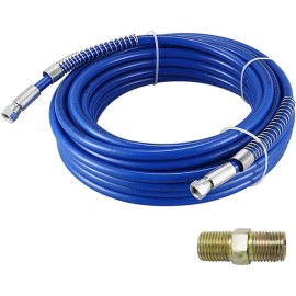 Unbranded 50ft 1/4" Airless Paint Spray Hose Sprayer Light Flexible Fiber Tube 3300PSI