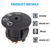 Narcilors Lawn Mower Tractor Ignition Switch with 2 Keys 4