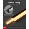 Shine Decor Under Cabinet Lighting Strip, Free Cuttable LED Silicone