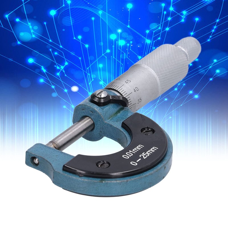 Micrometer gauge, external micrometer 0.01 mm with wrench. Thickness micrometer