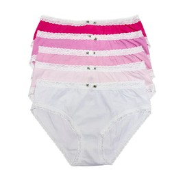 ESME Big Girl's Panty Size X-Large 10-12 Pinkies (5PCs)