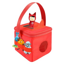 Case for Tonies Hearing Figures and Toniebox, with Case for Toniebox Ears, Red, Transport Bag for Toniebox Figures and Box