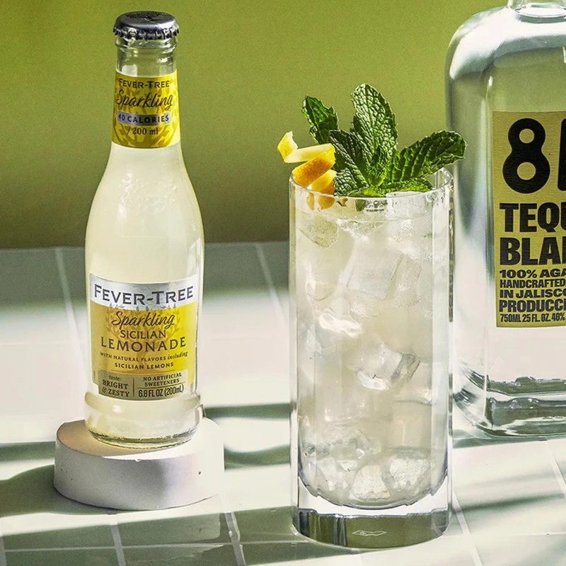 Fever Tree Sparkling Sicilian Lemonade 27.2 oz (Pack of 6)