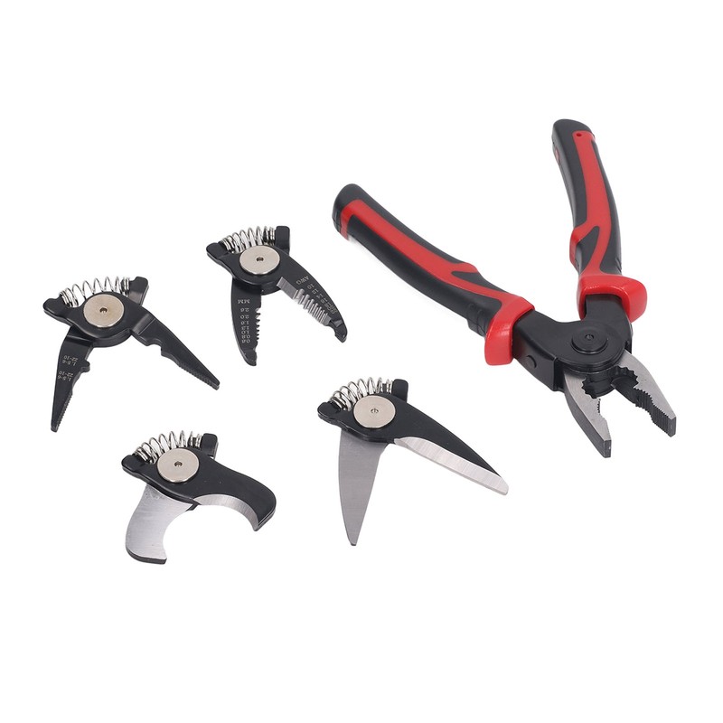 5 in 1 Wire Stripper Prevent Slip Handle Shear Pliers