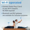 Shelly Plug S MTR Gen3 Black, Pack of 2, Matter