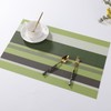 Place Mats Tablemats Set of 6 - Green Non-slip Heat