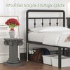 Nailsong 18 Inch Twin XL Bed Frames with Headboard and