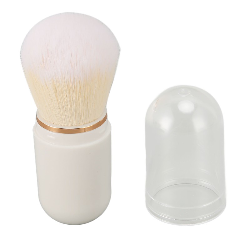 Capsule Makeup Brush Double Ended Telescopic Powder Brush Travel Size