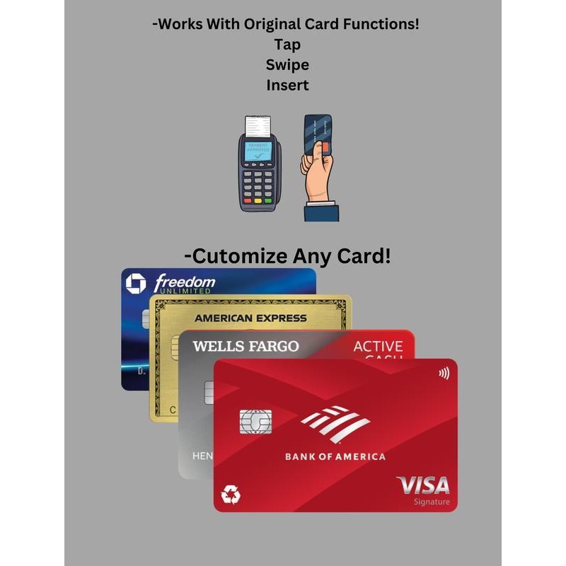 Mexican Express Black Credit Debit Card Skin Decal Sticker