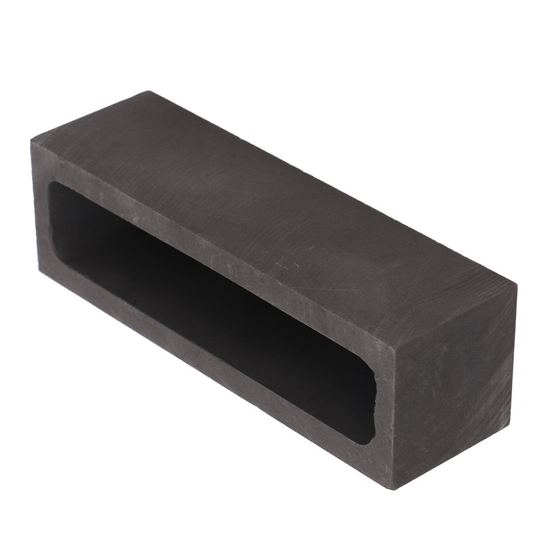 Graphite Ingot Mold Rectangular High Thermal Stability Metal Graphite Crucible