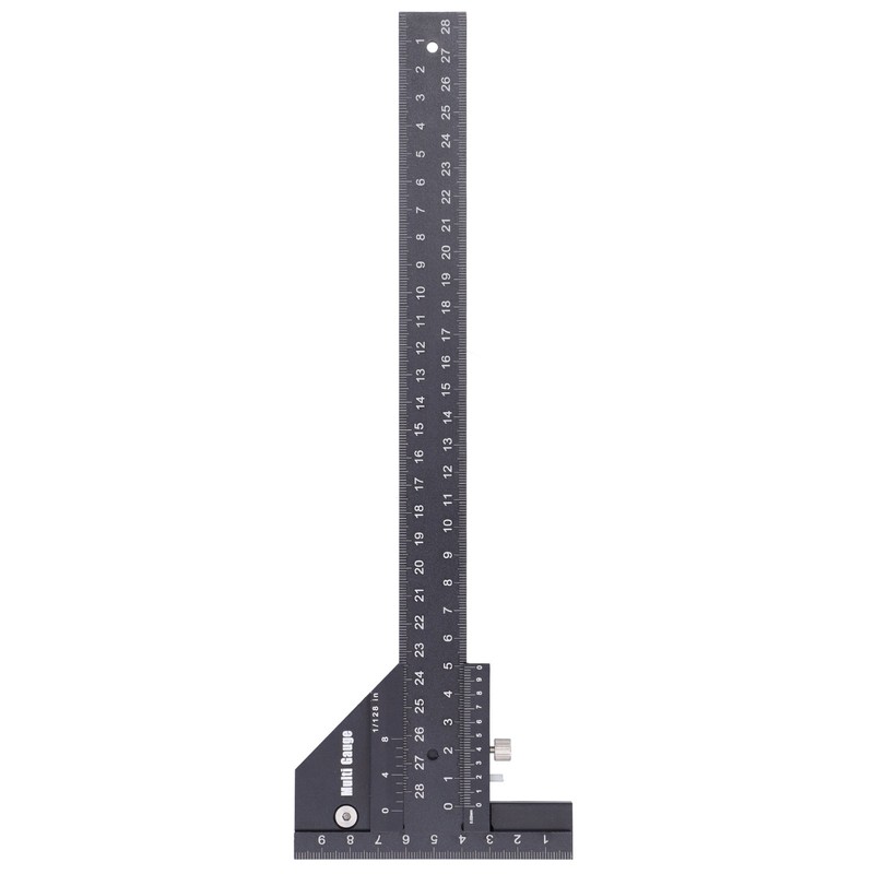 Woodworking Scribing Ruler Marking Measuring Gauge Tshaped Multifunctional Carpentry Tool