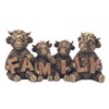 The Leonardo Collection Highland Cows 'FAMILY' Figurine