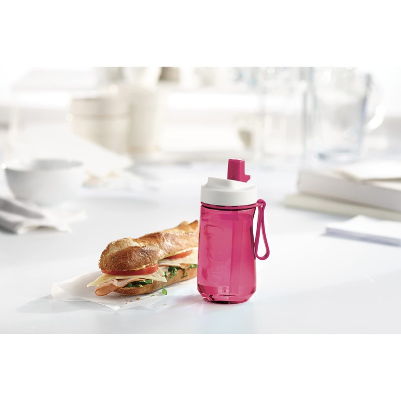 Trudeau Fuel Splash Leak-Resistant Sports Water Bottle with a Straw,