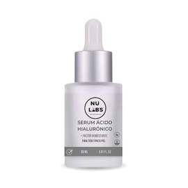 Nu Labs Serum Facial cido Hialurnico 30ml  Hidratante Profundo  Factor Humectante  Efecto Glow  Mejora Elasticidad  Piel Suave y Radiante  Todo Tipo  