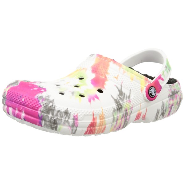 Crocs Men's and Women's Classic Tie Dye Lined Clog |