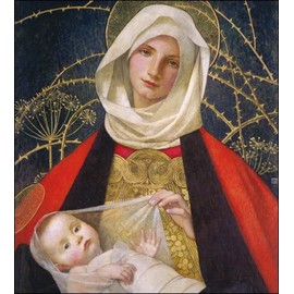 Woodmansterne Charity Christmas Cards - Mary and Jesus - Eco-Friendly and Recyclable - Pack of 5 Cards