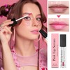 Pink Lip Serum 2 Pack,Multi-function Plump It,Lip Gloss Sets for