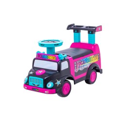 Toddler Ride On Toy - Push Car, Interactive Musical Toys for Toddlers 1-3 with Microphone, Keyboard & Drumsticks, Toddler Activities, Foot to Floor, Durable Baby Car, Easy Assembly, Baby Toy