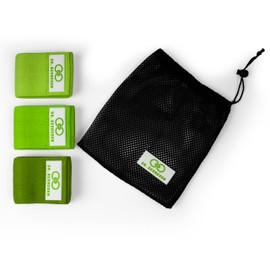 Dr. Berndsen FlexBand Trio 3 Resistance Levels: Light, Medium, Strong, Training Band for Muscle Strength and Flexibility