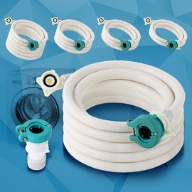 Washing Machine One-Touch Water Hose: Supply, Drain, Extension, Replacement Washing Machine Hose 5M