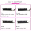 Fadlash Easy Fan Eyelash Extensions, Volume Technique Eyelashes, 0.07 mm
