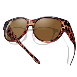 SHUOHONG Polarised Over Sunglasses for Men and Women, Fashion Sunglasses Over Normal Glasses for Glasses Wearers, Over Glasses with UV400 Protection, Sun Over Glasses for Bicycle Cycling Travel