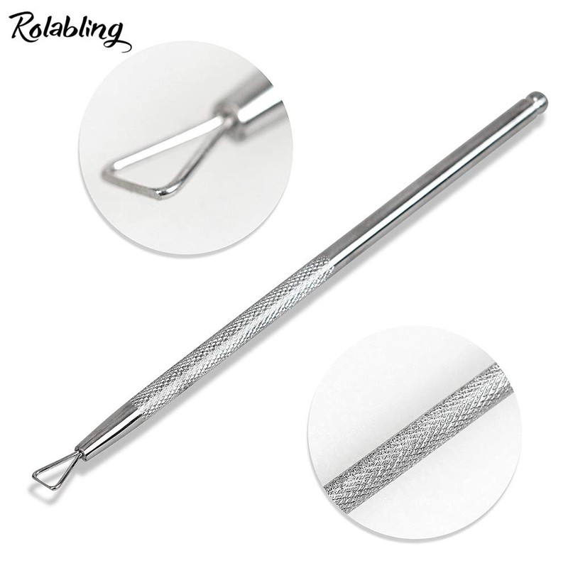 Rolabling Stainless Steel Triangle Nail Polish Remover Nail Art Nail