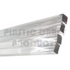Acrylic Extruded Square Rod, Clear, 1/4" (0.25") Square x 24" Length, Pack of 12