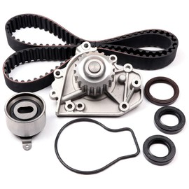 ASTOU Timing Belt Kit w/Water Pump Fit for Honda for CR-V 2.0L 1997-2001 Replace Timing Belt OEM - HS26159PT