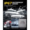 AUTOONE LED Side Marker Lights White Compatible With Dodge Charger