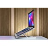 TECHNOSMART Foldable Laptop Stand, Height-Adjustable Laptop Table for Ergonomic Working,