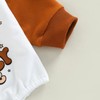 Baby Girl Boy Thanksgiving Outfit Funny Letter Print Sweatshirt Romper