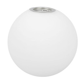 Lurrose White Glass Globe Lamp Shade Replacement Glass Globe Shade Acrylic Lamp Post Globe Round Ball Lamp Cover for Pendant Wall Lamp, G9 10cm