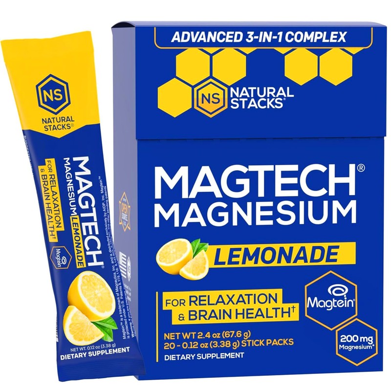 Limonada de Magnesio Natural Stacks 20 sobres