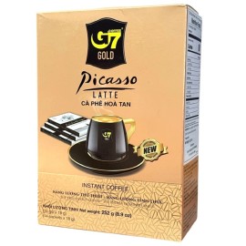 G7 Trung Nguyen Picasso Latte Instant Coffee - Ca Phe Hoa Tan Picasso - 14 Bags per Box