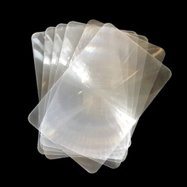 6pcs Page Reading Magnifier 3X Magnifying Lens Sheet Bookmark Magnifiers for Reading Lay on Page, Magnifying Small Print, Flexible Lens