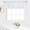 NANAN Curtain Valance,Waffle Weave Waterproof Window Valance for Bathroom,Rod Pocket