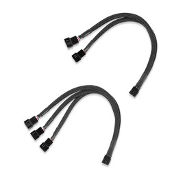JBtek 10.4 Inch PWM Fan Splitter Cable Pack - 3 Way + 2 Way for Desktop Computer Case Fans
