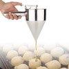 DEWIN Piston Funnel, Dough Dispenser Gravy Funnel Sauce Gun Dispenser