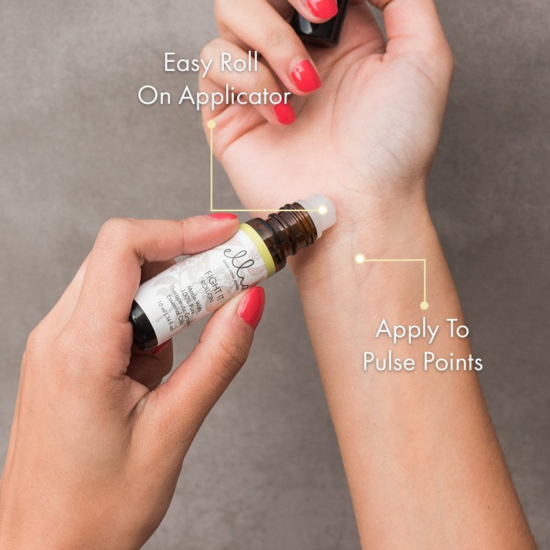 Ellia Essential Oil Roll-On | Fight It Blend| 10ml, 100%