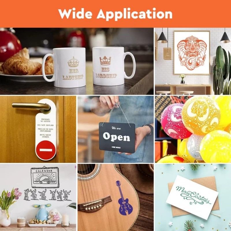 Permanent Smart Vinyl for Cricut Joy Machine, YOFONE No Cutting