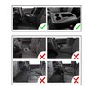 Priprilod Black Leather Center Console Jump Armrest Cover Fit for